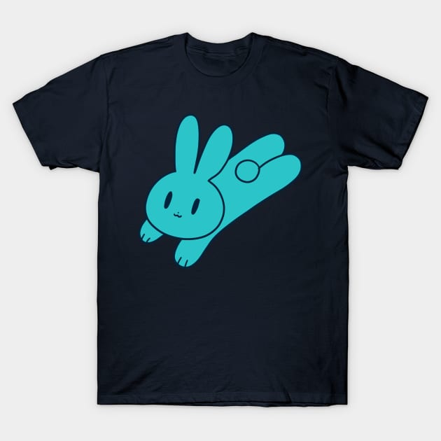 Blue Bunny T-Shirt by saradaboru